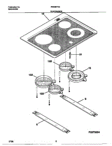 04 - Top / Drawer parts for Frigidaire Range FED367CEBA from AppliancePartsPros.com