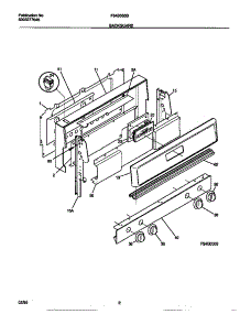02 - Backguard parts for Frigidaire Range F64B353BWB from AppliancePartsPros.com