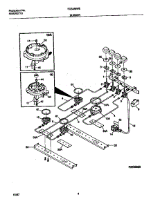 03 - Burner parts for Frigidaire Range FCS388WECA from AppliancePartsPros.com