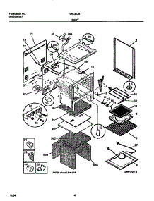 03 - Body parts for Frigidaire Range F04C367BSA from AppliancePartsPros.com