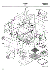 07 - Body parts for Frigidaire Range FCS388WHCA from AppliancePartsPros.com