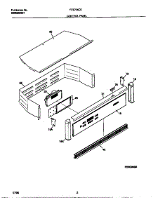 02 - Control Panel parts for Frigidaire Oven FEB756CEBA from AppliancePartsPros.com