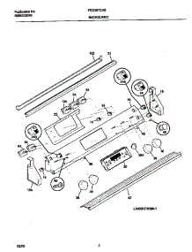 02 - Control Panel parts for Frigidaire Range FED387CHSC from AppliancePartsPros.com