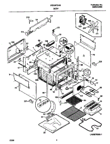 03 - Body parts for Frigidaire Range FED387CHSC from AppliancePartsPros.com