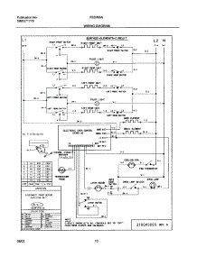 10 - Wiring Diagram parts for Frigidaire Range FED355ASD from AppliancePartsPros.com