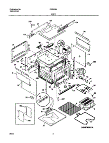 05 - Body parts for Frigidaire Range FED355ASE from AppliancePartsPros.com