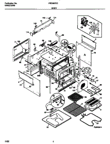 03 - Body parts for Frigidaire Range FED387CCSA from AppliancePartsPros.com