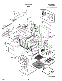 05 - Body parts for Frigidaire Range FED387CFSD from AppliancePartsPros.com