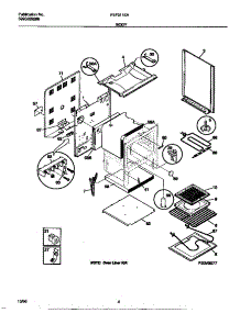 03 - Body parts for Frigidaire Range FEF311SAWG from AppliancePartsPros.com