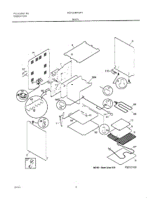 05 - Body parts for Frigidaire Range FEF304PHWY from AppliancePartsPros.com