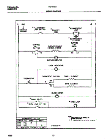 06 - Wiring Diagram parts for Frigidaire Range FEF311SAWD from AppliancePartsPros.com