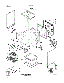 05 - Body parts for Frigidaire Range FEF316AQB from AppliancePartsPros.com