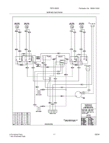 11 - Wiring Diagram parts for Frigidaire Range FEF312BSD from AppliancePartsPros.com