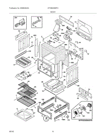 07 - Body parts for Frigidaire Range CPGS3085KF4 from AppliancePartsPros.com