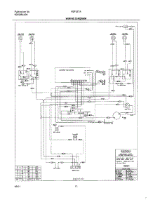10 - Wiring Diagram parts for Frigidaire Range FEF357AQA from AppliancePartsPros.com