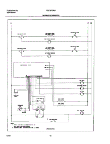 10 - Wiring Schematic parts for Frigidaire Range FEF357BBA from AppliancePartsPros.com