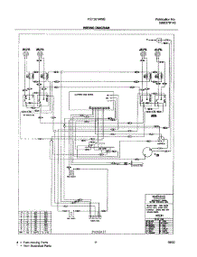 11 - Wiring Diagram parts for Frigidaire Range FEF361AWB from AppliancePartsPros.com