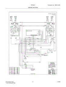 11 - Wiring Diagram parts for Frigidaire Range FEF364DSA from AppliancePartsPros.com