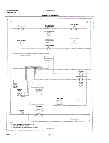 10 - Wiring Schematic parts for Frigidaire Range FEF357BSC from AppliancePartsPros.com