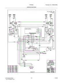 11 - Wiring Diagram parts for Frigidaire Range FEF365AQE from AppliancePartsPros.com