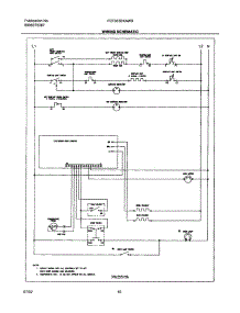 10 - Wiring Schematic parts for Frigidaire Range FEF363BXAWB from AppliancePartsPros.com