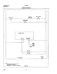 12 - Wiring Schematic parts for Frigidaire Range FEF326AQE from AppliancePartsPros.com