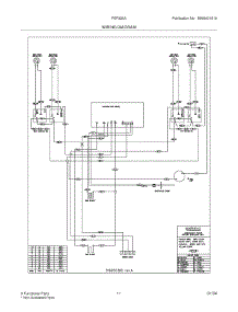 11 - Wiring Diagram parts for Frigidaire Range FEF326AUG from AppliancePartsPros.com