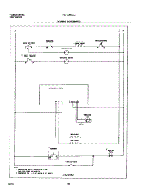 10 - Wiring Schematic parts for Frigidaire Range FEF336BCC from AppliancePartsPros.com