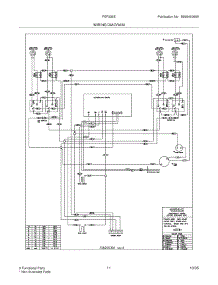 11 - Wiring Diagram parts for Frigidaire Range FEF336ESB from AppliancePartsPros.com