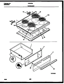 04 - Cooktop And Drawer Parts parts for Frigidaire Range FEF337BADA from AppliancePartsPros.com