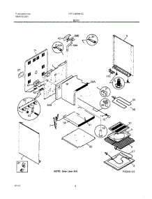 05 - Body parts for Frigidaire Range FEF336WHSC from AppliancePartsPros.com