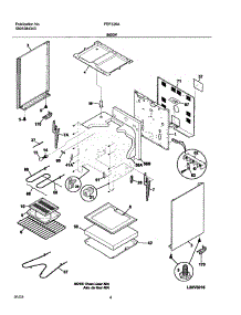 05 - Body parts for Frigidaire Range FEF326AUE from AppliancePartsPros.com