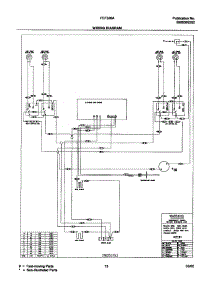 13 - Wiring Diagram parts for Frigidaire Range FEF326ASB from AppliancePartsPros.com