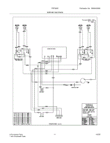 11 - Wiring Diagram parts for Frigidaire Range FEF329EBC from AppliancePartsPros.com
