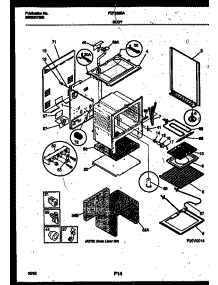 03 - Body Parts parts for Frigidaire Range FEF335BAWA from AppliancePartsPros.com