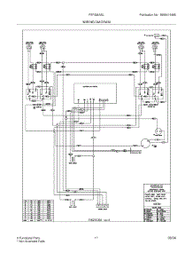11 - Wiring Diagram parts for Frigidaire Range FEF336ASL from AppliancePartsPros.com