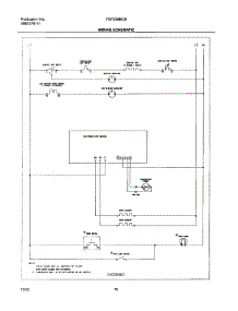 10 - Wiring Schematic parts for Frigidaire Range FEF336BCB from AppliancePartsPros.com