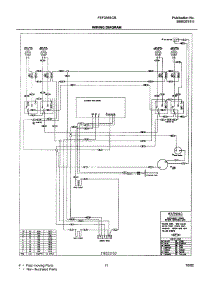 11 - Wiring Diagram parts for Frigidaire Range FEF336BCB from AppliancePartsPros.com