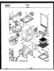 03 - Body Parts parts for Frigidaire Range FEF334SADA from AppliancePartsPros.com