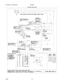 10 - Wiring Diagram parts for Frigidaire Range FED355ESC from AppliancePartsPros.com