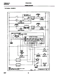 06 - Wiring Diagram parts for Frigidaire Range FED387CESB from AppliancePartsPros.com