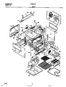 03 - Body parts for Frigidaire Range FED387CCSC from AppliancePartsPros.com