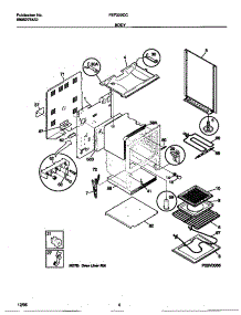 03 - Body parts for Frigidaire Range FEF322CCTC from AppliancePartsPros.com