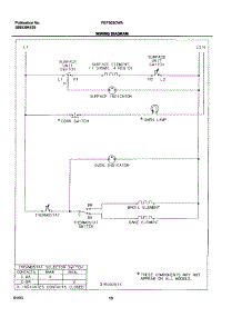 10 - Wiring Diagram parts for Frigidaire Range FEF303CWA from AppliancePartsPros.com