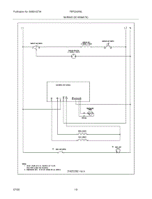10 - Wiring Schematic parts for Frigidaire Range FEF326AWL from AppliancePartsPros.com