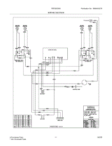 11 - Wiring Diagram parts for Frigidaire Range FEF329DBA from AppliancePartsPros.com
