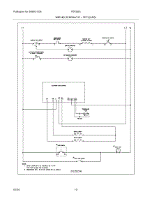 10 - Wiring Schematic parts for Frigidaire Range FEF336ASK from AppliancePartsPros.com
