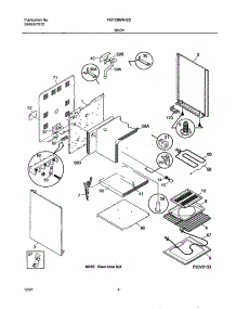 05 - Body parts for Frigidaire Range FEF336WHSD from AppliancePartsPros.com