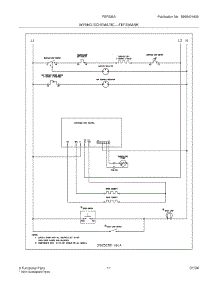 11 - Wiring Schematic parts for Frigidaire Range FEF336ASK from AppliancePartsPros.com