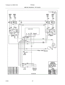 12 - Wiring Diagram parts for Frigidaire Range FEF336ASK from AppliancePartsPros.com